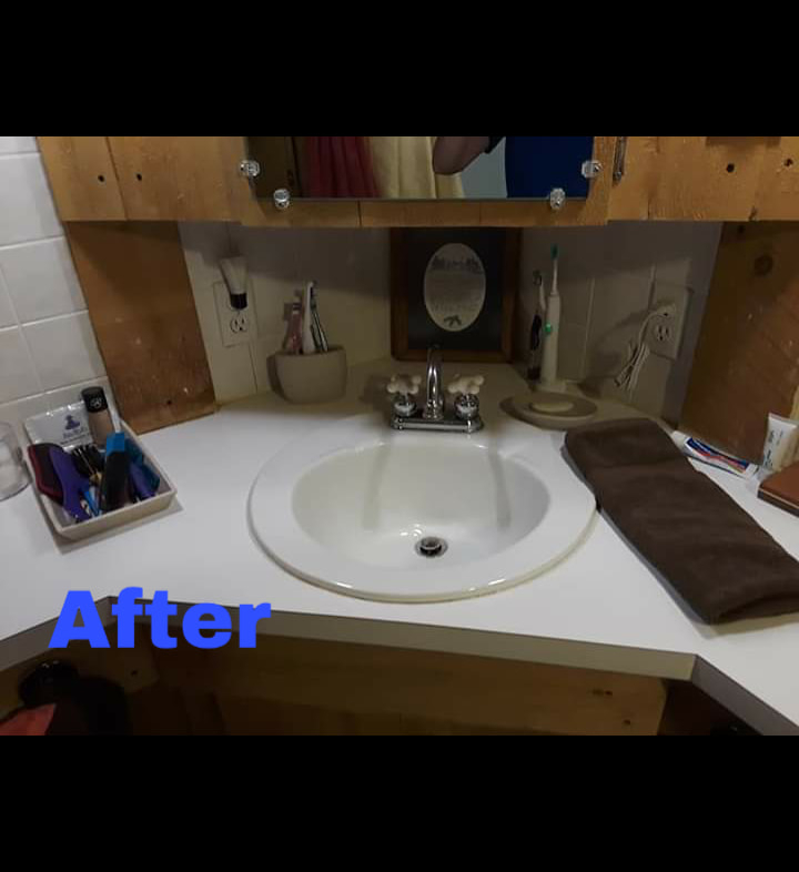 After cleaning